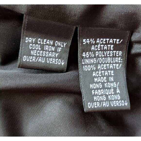 NEW Ellen Tracy Blazer 16 Black Gray Floral Ruffled Dressy Evening Cottagecore - Picture 12 of 12